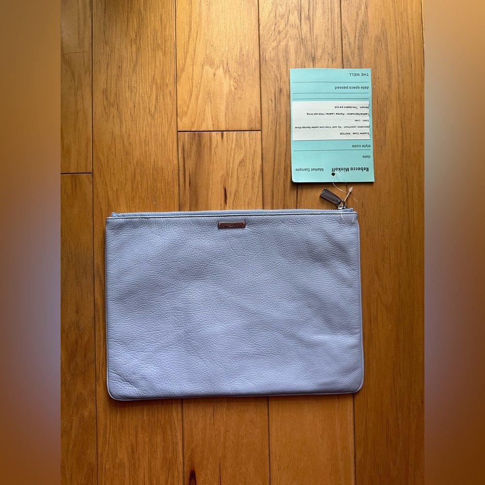 NEW Rebecca Minkoff Leather Lilac Pouch “My Junk”